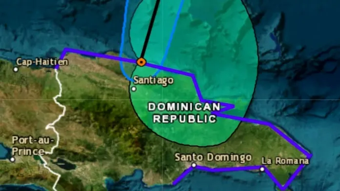 Centro de Franklin ya sali&oacute; de Rep&uacute;blica Dominicana y se desplaza por el Atl&aacute;ntico