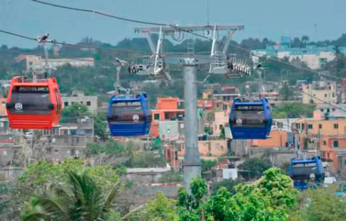Fuera de servicios, dos estaciones del Telef&eacute;rico de Santo Domingo