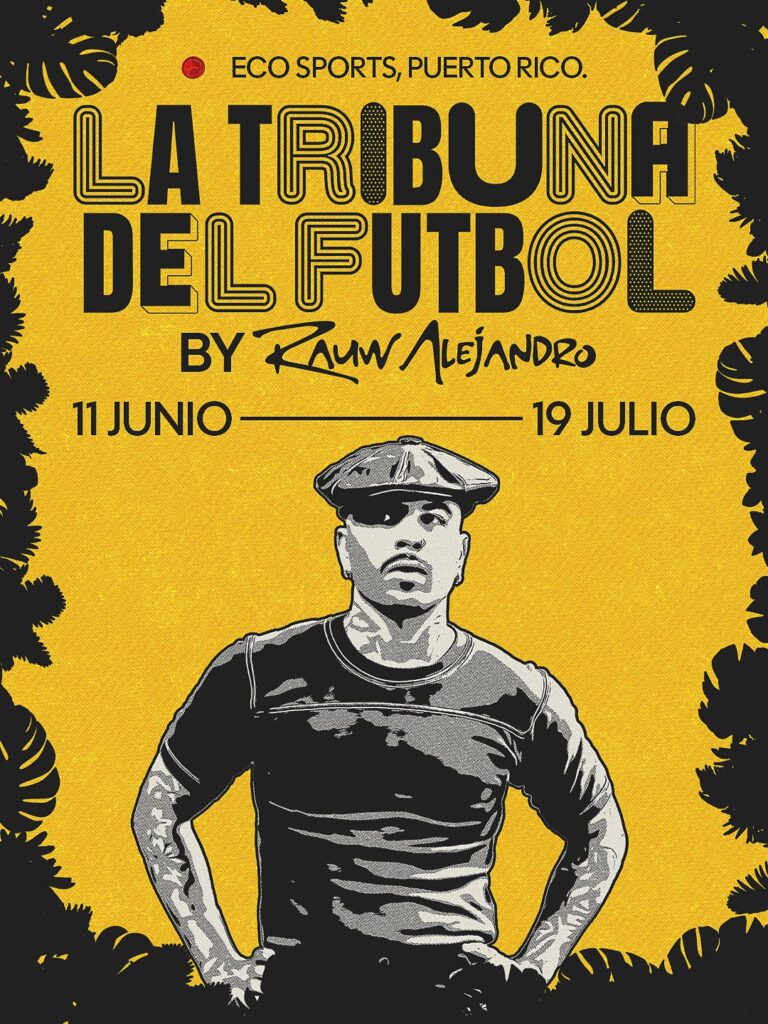 Rauw Alejandro presenta &ldquo;La tribuna del F&uacute;tbol&rdquo;