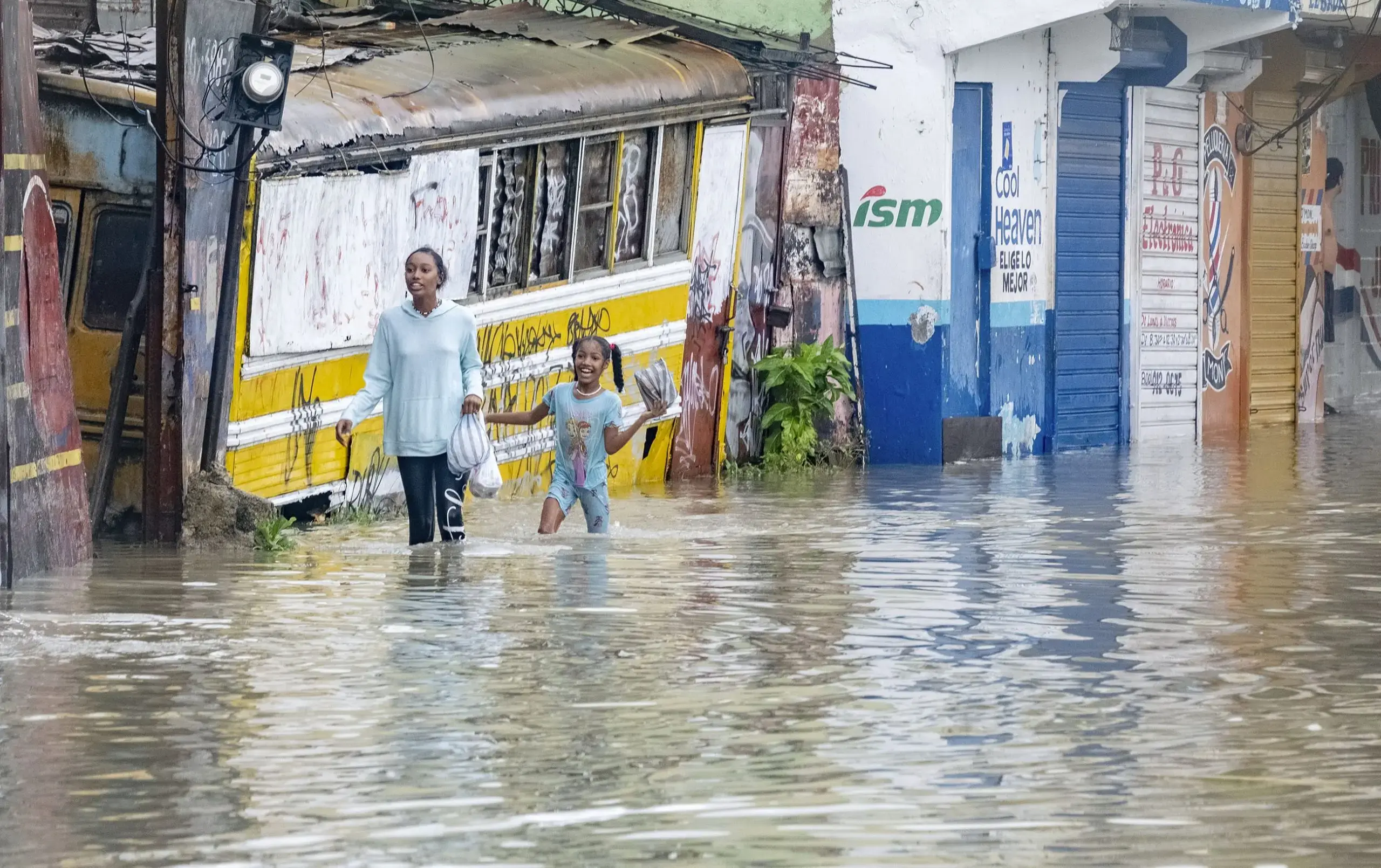 Barahona, SC y GSD las zonas m&aacute;s afectadas por las lluvias dejadas por Franklin