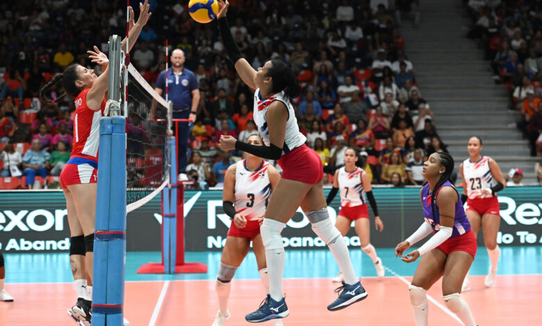 Rep&uacute;blica Dominicana vence a Cuba en el Final Fix de Voleibol