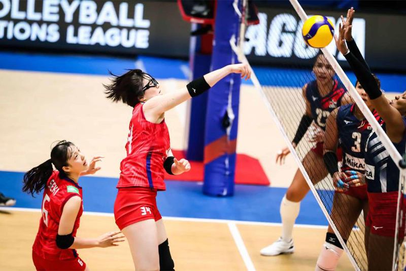 Jap&oacute;n derrota a las Reinas del Caribe 3-1 en debut de Liga de Naciones