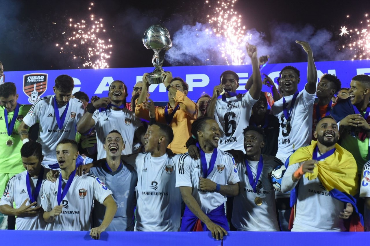 Cibao FC revalida t&iacute;tulo campe&oacute;n de la Liga Dominicana de F&uacute;tbol