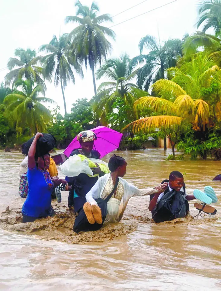 Hait&iacute; espera a Franklin con la vista puesta en los desplazados