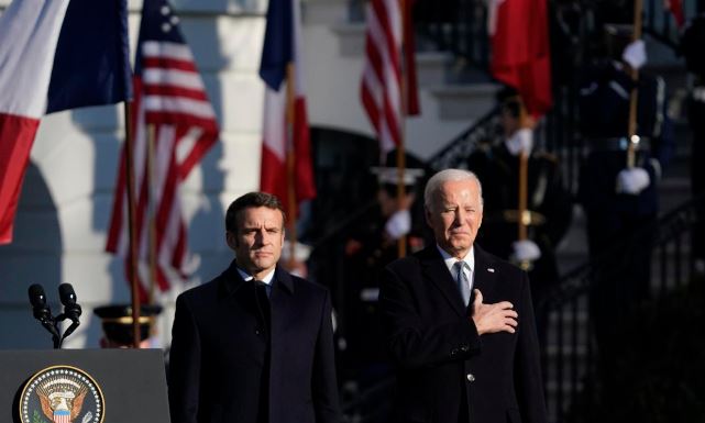 Biden y Macron subrayan su alianza frente a Putin al inicio de su reuni&oacute;n